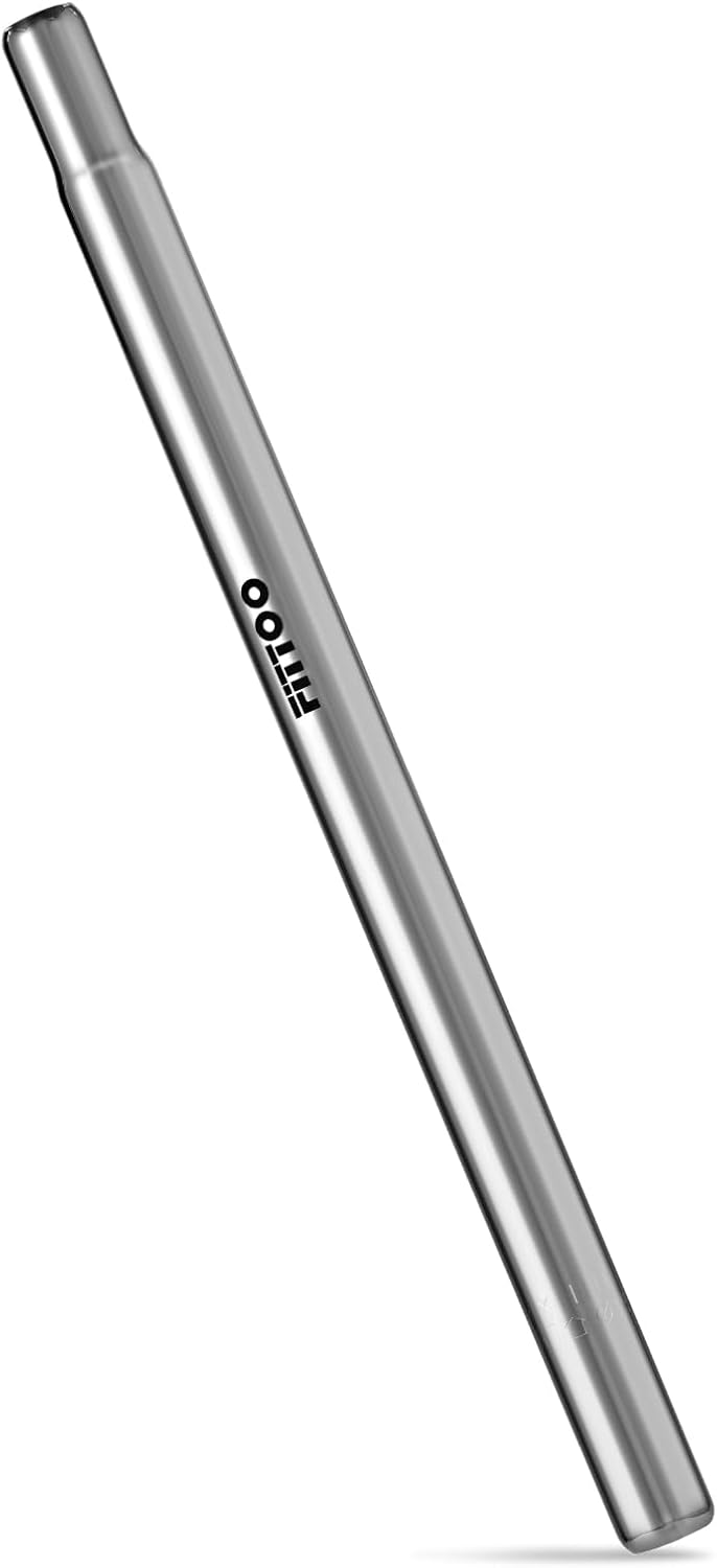 Load image into Gallery viewer, Fittoo Bike Seat Post Diameter 25.4mm Chrome Painted Steel Saddle Stand Pole
