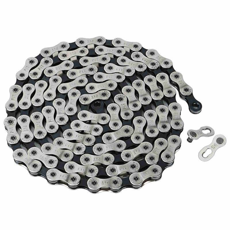 Load image into Gallery viewer, FITTOO Bike Chain,5/6/7/8speed Bicycle Chain, 1/2 x 3/32 Inch 116 Links, 9/10/11 Speed Bike Chain 1/2 x 11/128 Inch 116 Links,12 Speed Bike Chain 1/2 x 11/128 Inch 126 Links,Bicycle drivechain with Power Lock Chain Connector
