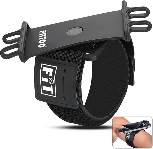 FITTOO Sports Phone Armband, 360° Rotation & Quick Release Adjustable Band for 4-6.8