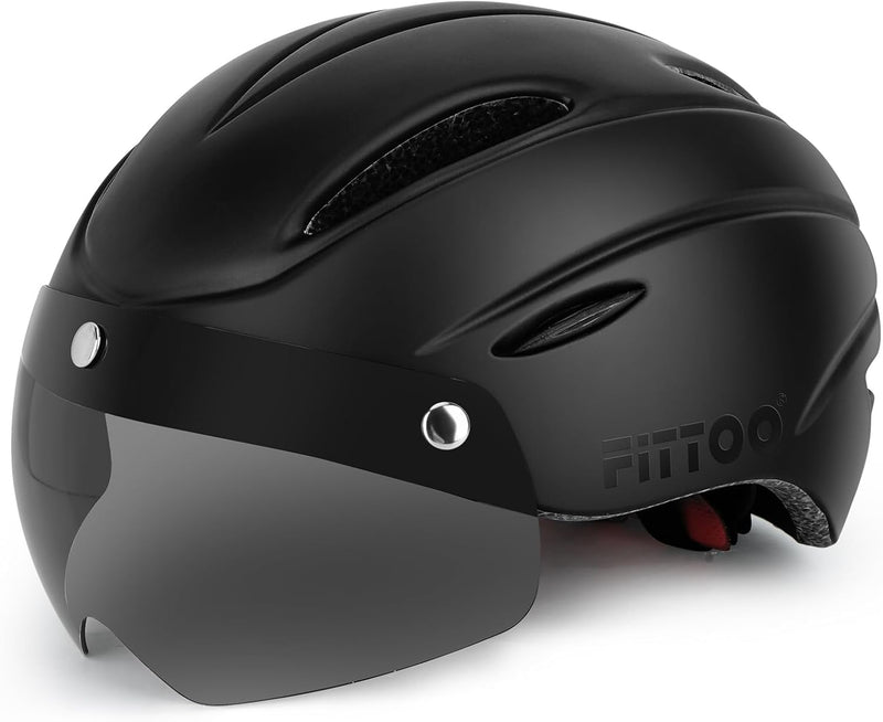 Load image into Gallery viewer, FITTOO Bike Helmet with Detachable Magnetic Goggles Helmet for Women & Men