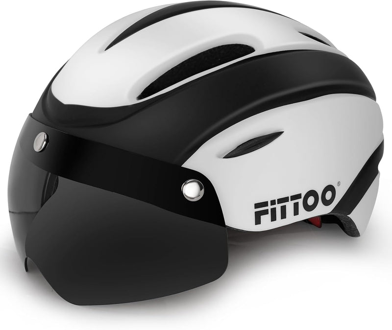 Load image into Gallery viewer, FITTOO Bike Helmet with Detachable Magnetic Goggles Helmet for Women & Men