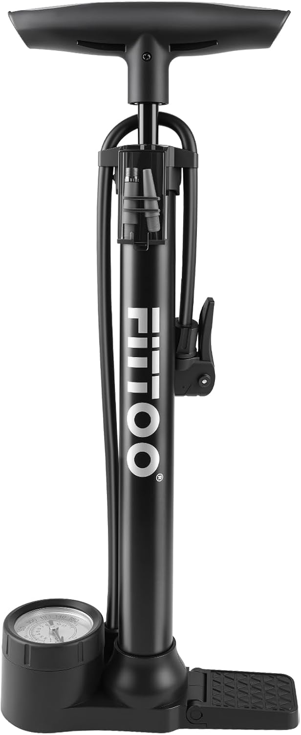 Load image into Gallery viewer, FITTOO High Pressure Bike Hand Air Pump Compatible with Presta/Schrader Valve