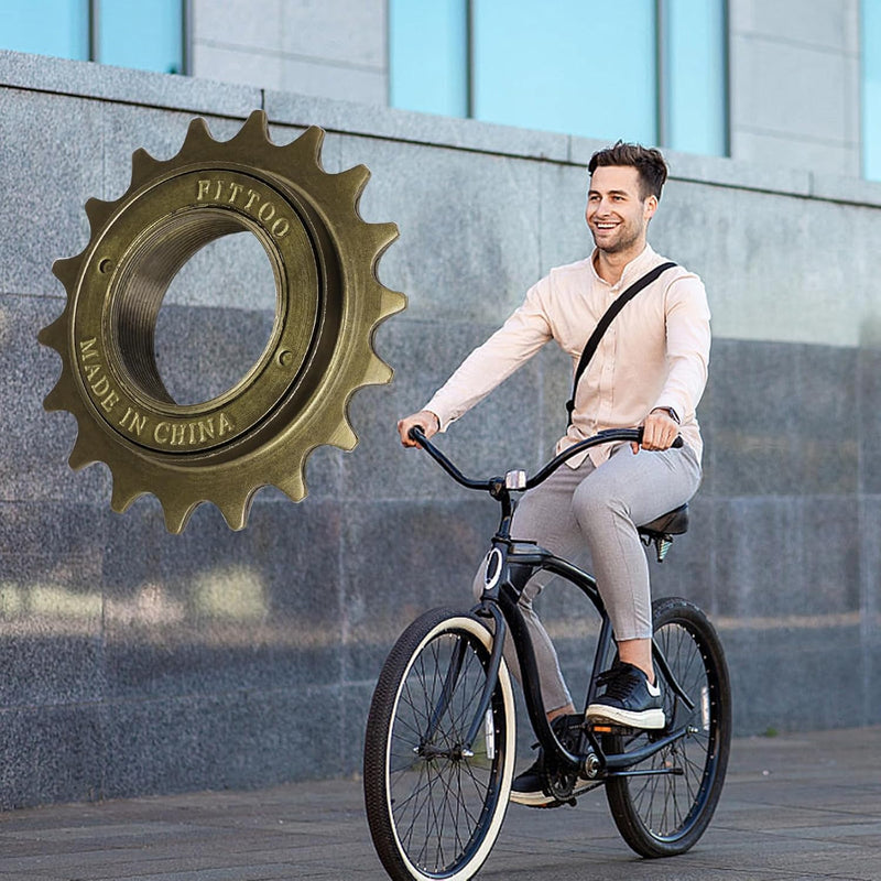 Load image into Gallery viewer, FITTOO Bike Bicycle Single Speed Freewheel 16T/18T/20T Sprocket Cassette