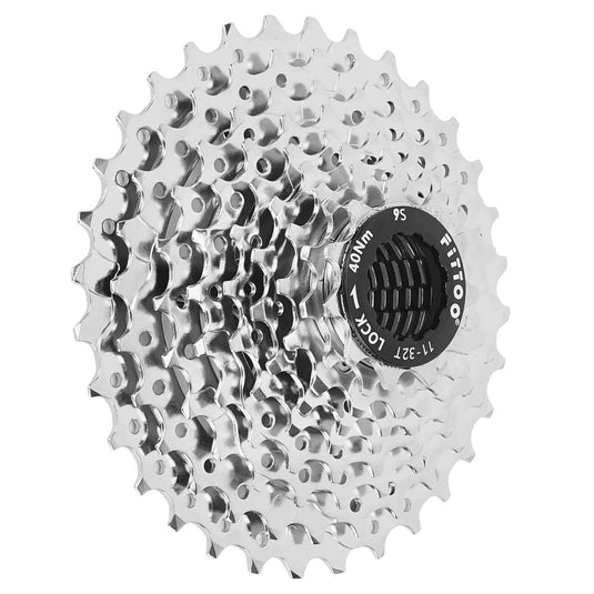 FITTOO Bike Multi Speed Cassette, 8speed, 9speed,10speed, 11speed, 12speed, Bicycle Indexed Freewheel, Light Weight, Compatible with Mountain Bike, Ebike.