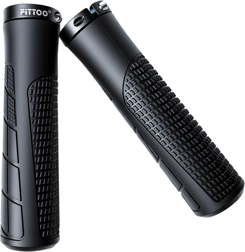 Load image into Gallery viewer, FITTOO Bike Grips, Hand Grip, Mountain Bike Handle Bar Grip, Lock-on Bicycle Grips,Non-Slip TPR Grips, BMX, Mountain Bike, MTB, Folding Bike, Electric Bike Grips etc.