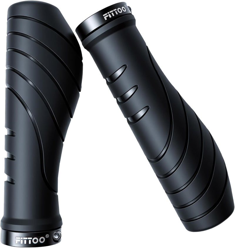 Load image into Gallery viewer, FITTOO Bike Grips, Hand Grip, Mountain Bike Handle Bar Grip, Lock-on Bicycle Grips,Non-Slip TPR Grips, BMX, Mountain Bike, MTB, Folding Bike, Electric Bike Grips etc.
