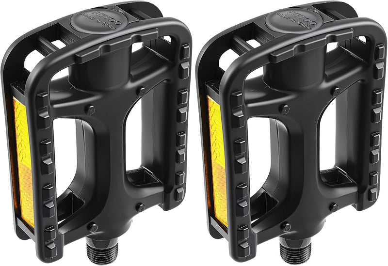 Load image into Gallery viewer, FITTOO Bike Pedal, Resin Plastic Bike Pedals, Axle 9/16in, Bicycle Pedals for MTB, Hybrid, City Bikes, Children Bikes, etc.