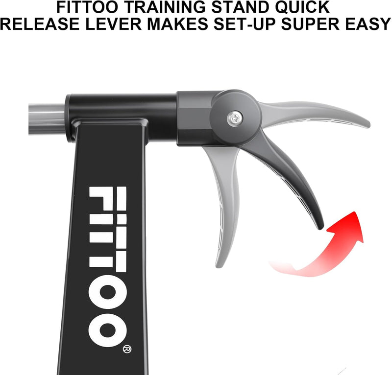 Load image into Gallery viewer, FITTOO Bike Resistance Trainer Stand, Bicycle Training Stand, Compatible with 26”, 27.5”, 28”, 29”, 700C Bike Wheels, Portable Indoor Bike Bicycle Trainer, Adjustable Six Level Resistances