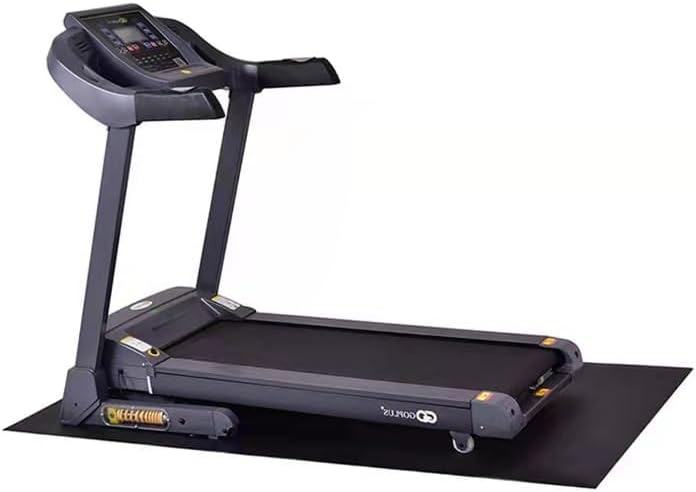 Load image into Gallery viewer, FITTOO Bike Trainer Mat, 30" x 70" Compatible with Indoor, Non Slip Workout Mat for Yoga, Pilates, Treadmill, Fitness, Barefoot Workouts, Home Gym Studio