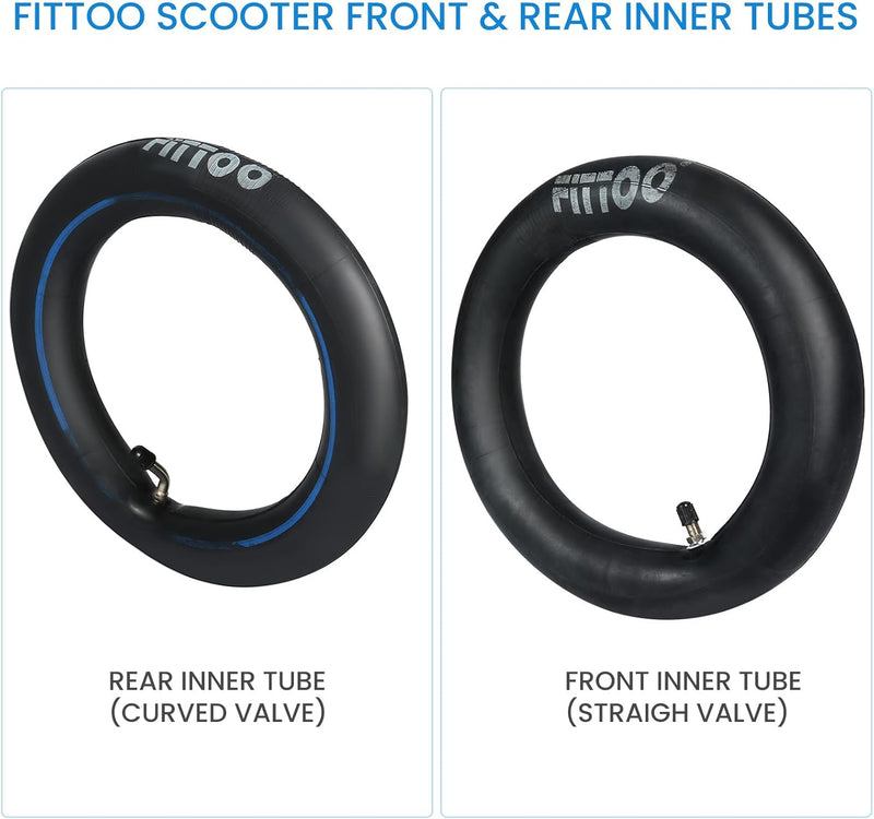 Load image into Gallery viewer, FITTOO 10x2 inch Electric Scooter Front/Rear Tube with CR202 Curved Valve (1PC)
