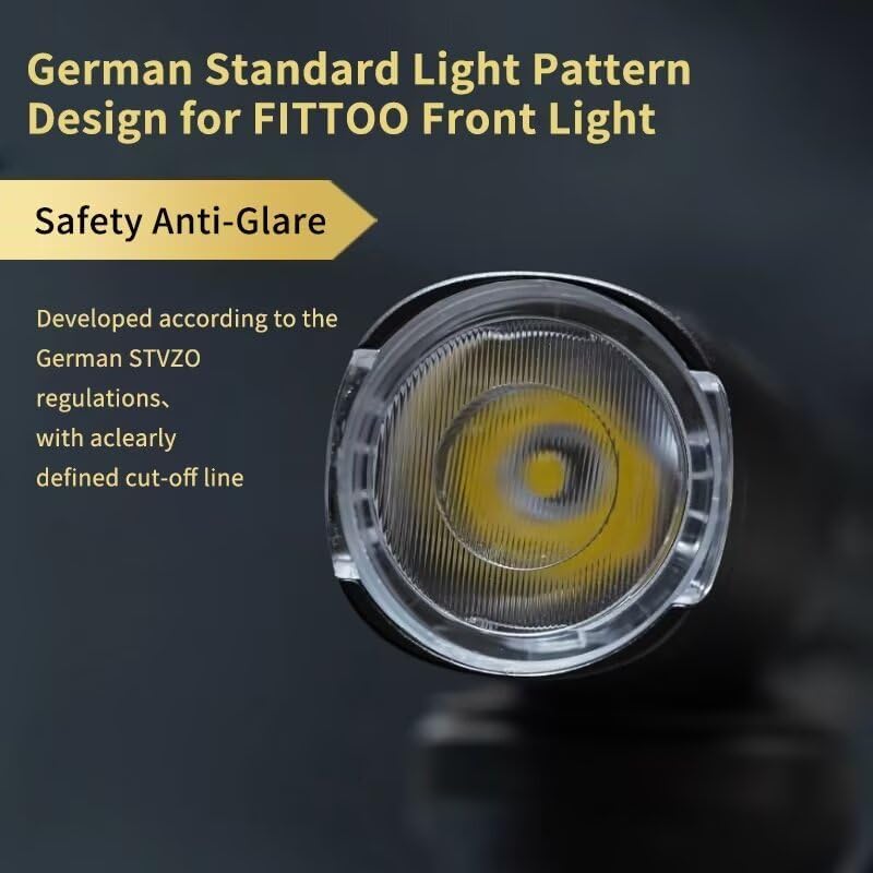 Load image into Gallery viewer, FITTOO Bike Light Set, USB Rechargeable Front & Tail Lights, Waterproof, Safety