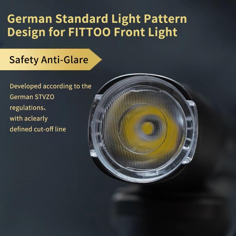 Load image into Gallery viewer, FITTOO Bike Light Set, USB Rechargeable Front & Tail Lights, Waterproof, Safety