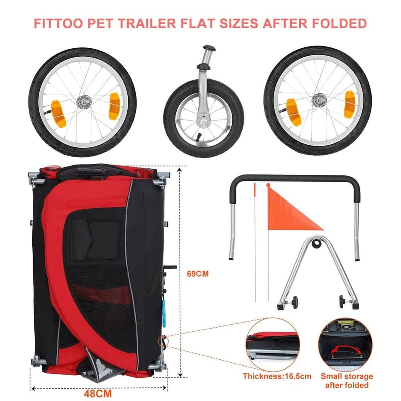 Load image into Gallery viewer, Medium Bike Trailer
