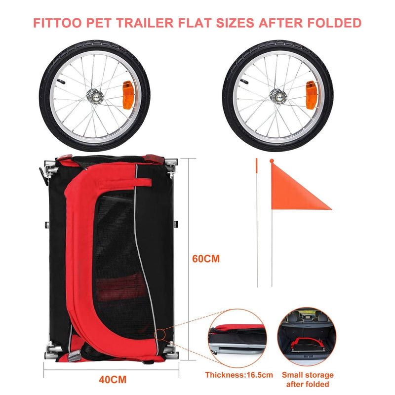 Load image into Gallery viewer, Pet Bike Trailer