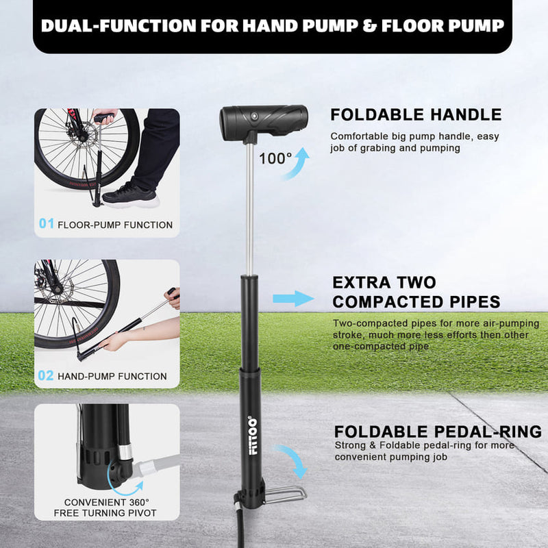 Load image into Gallery viewer, Aluminum Bike Pump