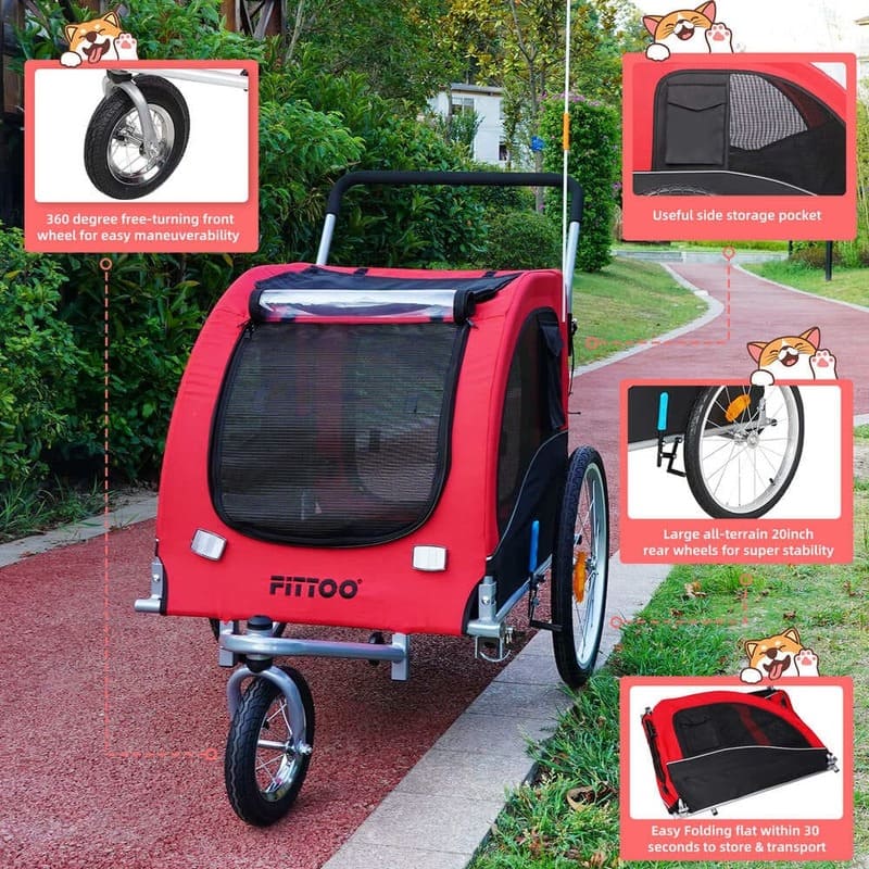 Load image into Gallery viewer, Large Pet Trailer