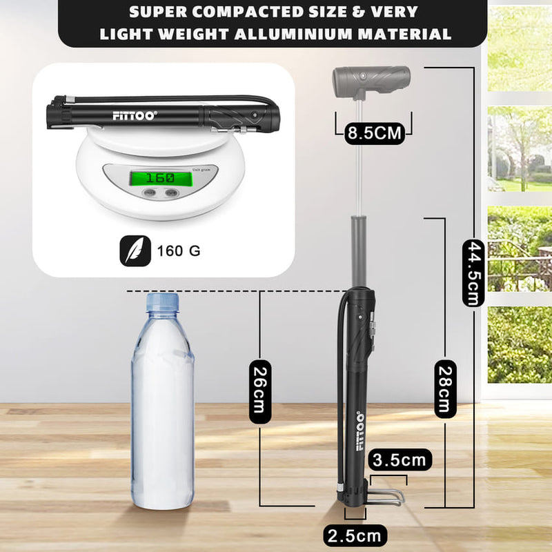 Load image into Gallery viewer, Aluminum Bike Pump Mini