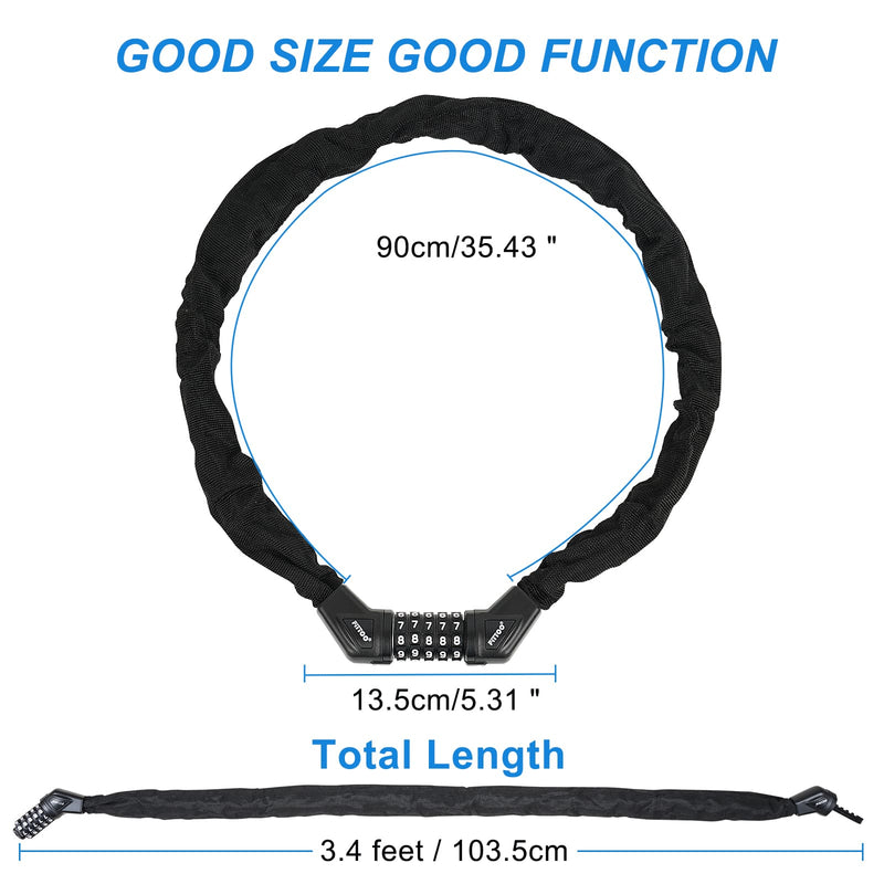 Load image into Gallery viewer, Bike Code Chain Lock