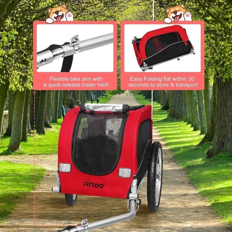 Load image into Gallery viewer, Dog Bike Trailer