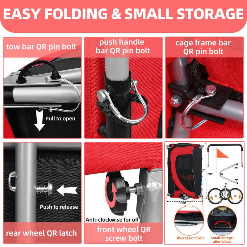 Load image into Gallery viewer, Large Pet Trailer