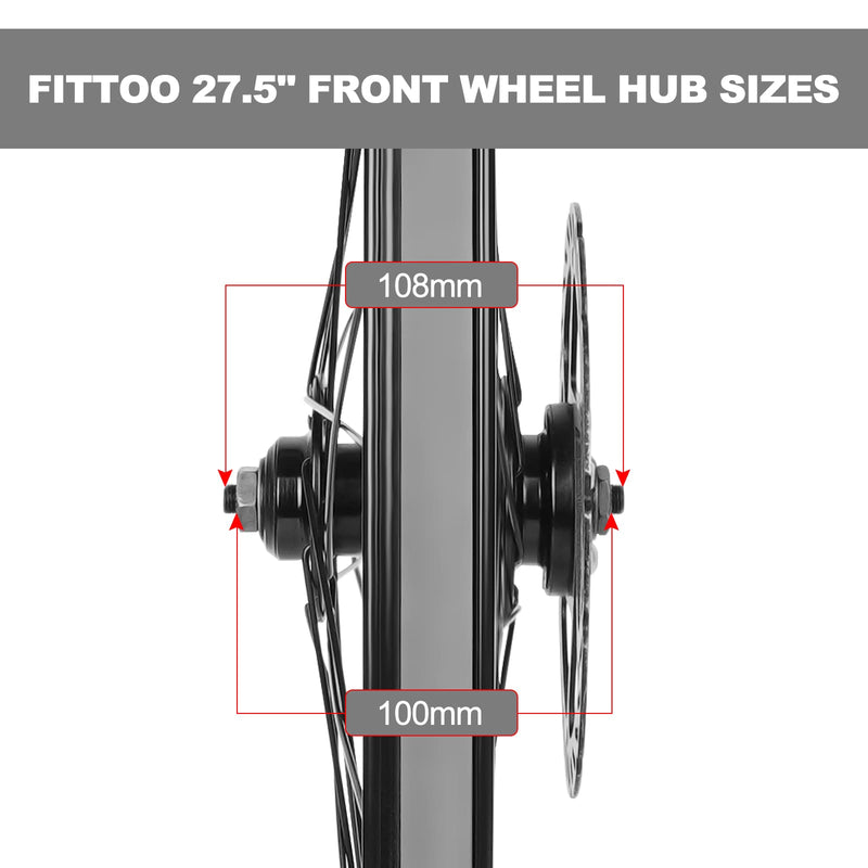 Load image into Gallery viewer, 27.5inch MTB Bike Quick Release Front Wheel Set
