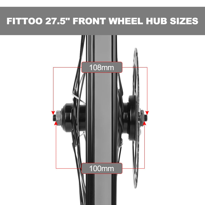 Load image into Gallery viewer, 27.5inch MTB Bike Quick Release Front Wheel Set