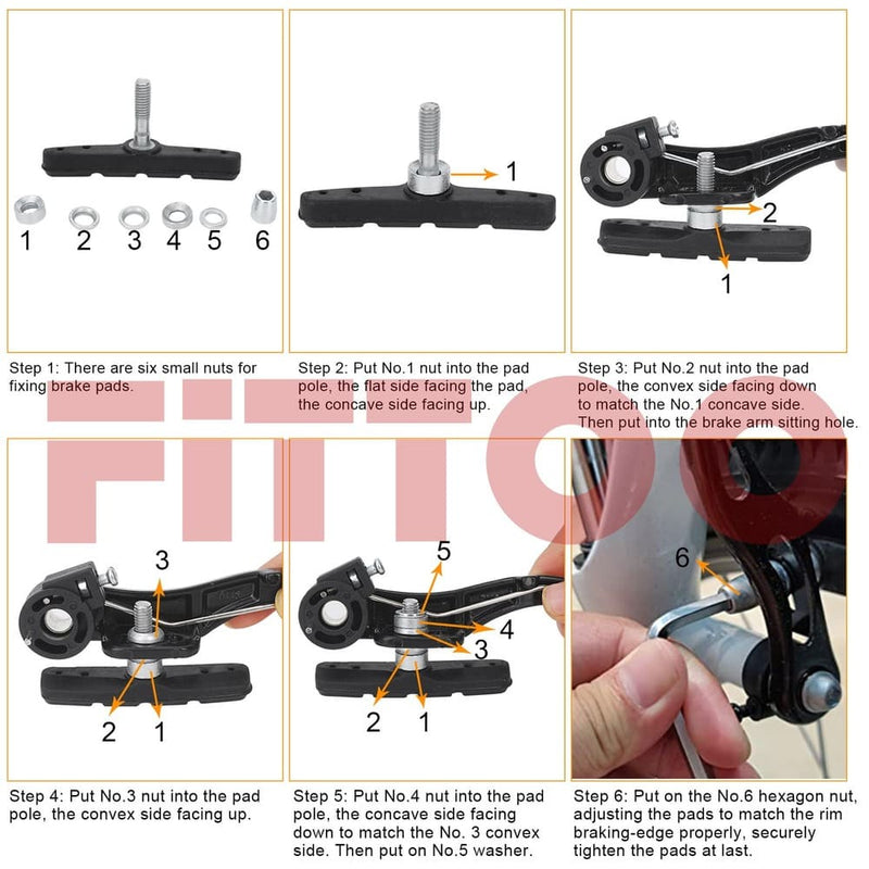 Load image into Gallery viewer, Bicycle Brake Pads
