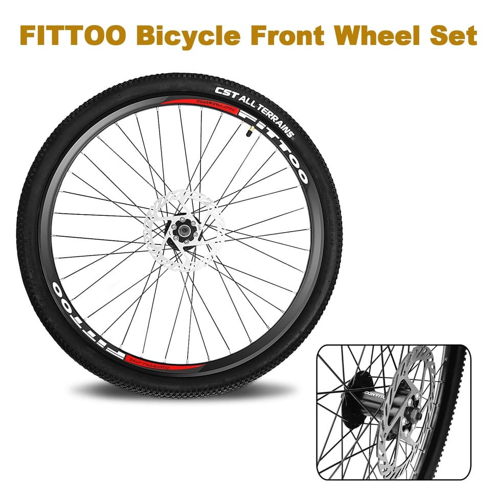 26er in Mountain Bike Front Wheel FittooBicycle