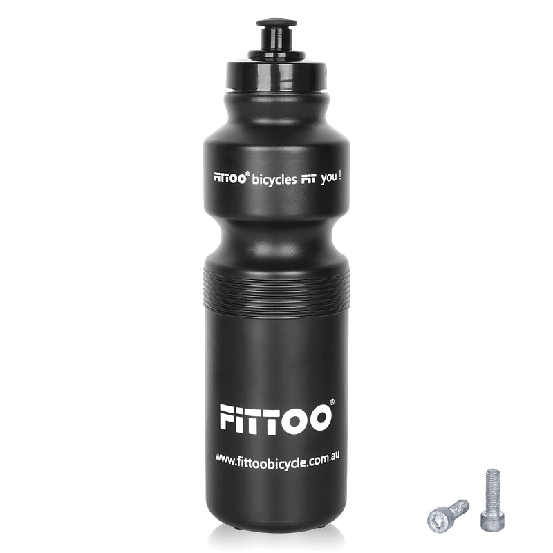 Load image into Gallery viewer, Sports Water Bottle - Black
