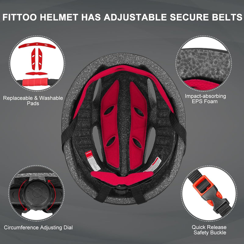 Load image into Gallery viewer, FITTOO Bike Helmet with Detachable Magnetic Goggles Helmet for Women &amp; Men
