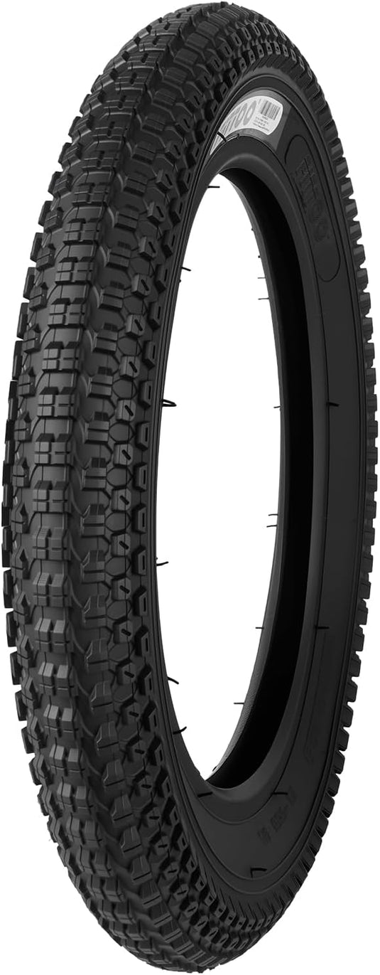 FITTOO Bike Bicycle Tire, Mountain Bike Rubber Tire, 12in,16in,20in,24in,26in, 27.5in, 29in, Great Traction, Fast Rolling, Long Lasting, Black with Carbon Steel Beads