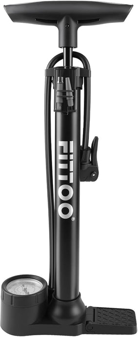 FITTOO High Pressure Bike Hand Air Pump Compatible with Presta/Schrader Valve