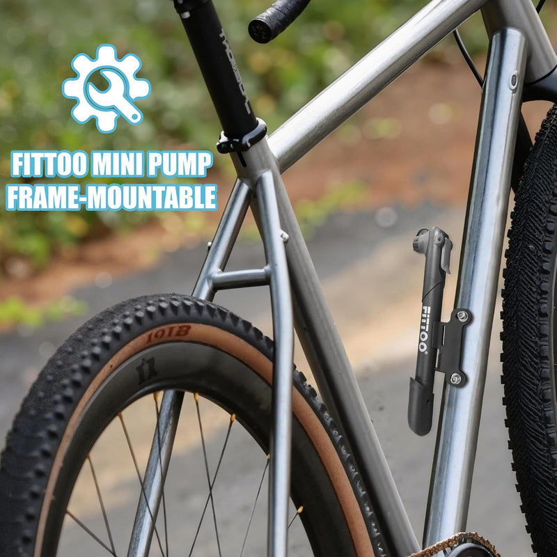 Load image into Gallery viewer, FITTOO Portable Bike Pump High Pressure Bicycle Air Pump Presta Schrader
