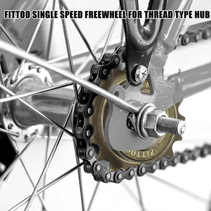 Load image into Gallery viewer, FITTOO Bike Bicycle Single Speed Freewheel 16T/18T/20T Sprocket Cassette
