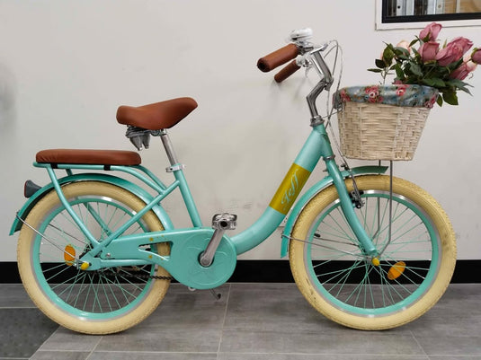 FITTOO Jeff 20" Girls Bike, Kids Bicycle for Girls Ages 5-10, Steel Frame, Adjustable Seat, Front & Rear Hand Brakes