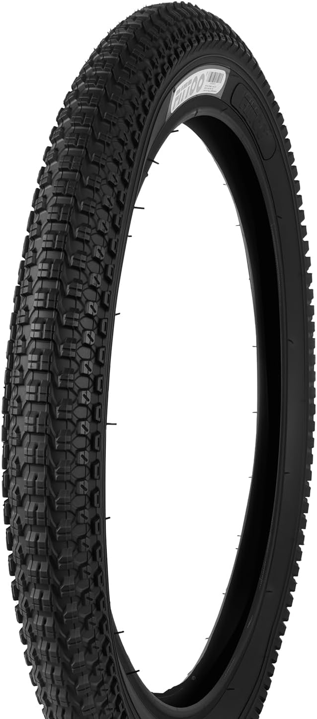 Load image into Gallery viewer, FITTOO Bike Bicycle Tire, Mountain Bike Rubber Tire, 12in,16in,20in,22in,24in,26in, 27.5in, 29in, Great Traction, Fast Rolling, Long Lasting, Black with Carbon Steel Beads
