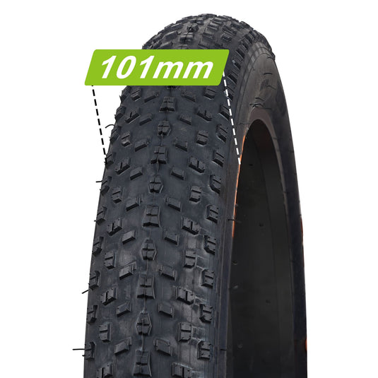 26x4.0 tire with size