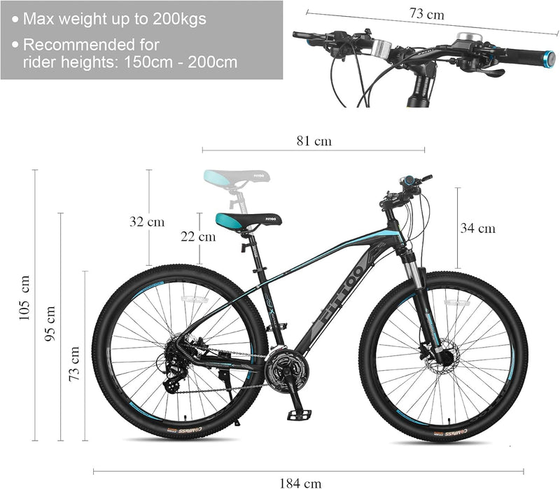 Load image into Gallery viewer, 29&quot; Hard Tail Mountain Bike | MTB Bike Mountain Bike Shimano 24 Speed
