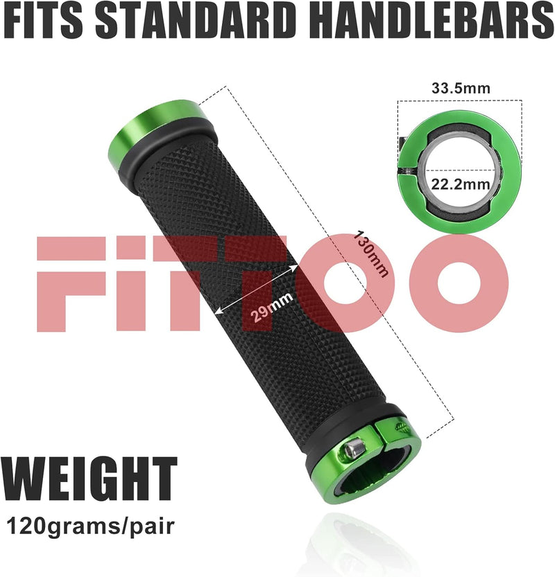 Load image into Gallery viewer, FITTOO Bike Grips, Hand Grip, Mountain Bike Handle Bar Grip, Lock-on Bicycle Grips,Non-Slip TPR Grips, BMX, Mountain Bike, MTB, Folding Bike, Electric Bike Grips etc.
