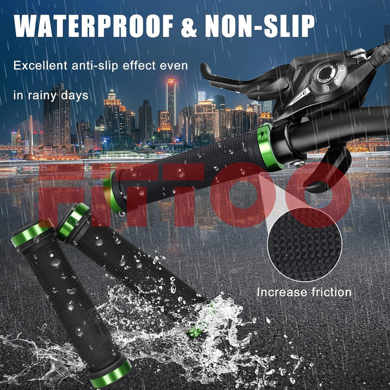 Load image into Gallery viewer, FITTOO Bike Grips, Hand Grip, Mountain Bike Handle Bar Grip, Lock-on Bicycle Grips,Non-Slip TPR Grips, BMX, Mountain Bike, MTB, Folding Bike, Electric Bike Grips etc.
