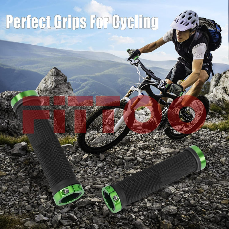 Load image into Gallery viewer, FITTOO Bike Grips, Hand Grip, Mountain Bike Handle Bar Grip, Lock-on Bicycle Grips,Non-Slip TPR Grips, BMX, Mountain Bike, MTB, Folding Bike, Electric Bike Grips etc.
