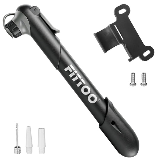 FITTOO Portable Bike Pump High Pressure Bicycle Air Pump Presta Schrader