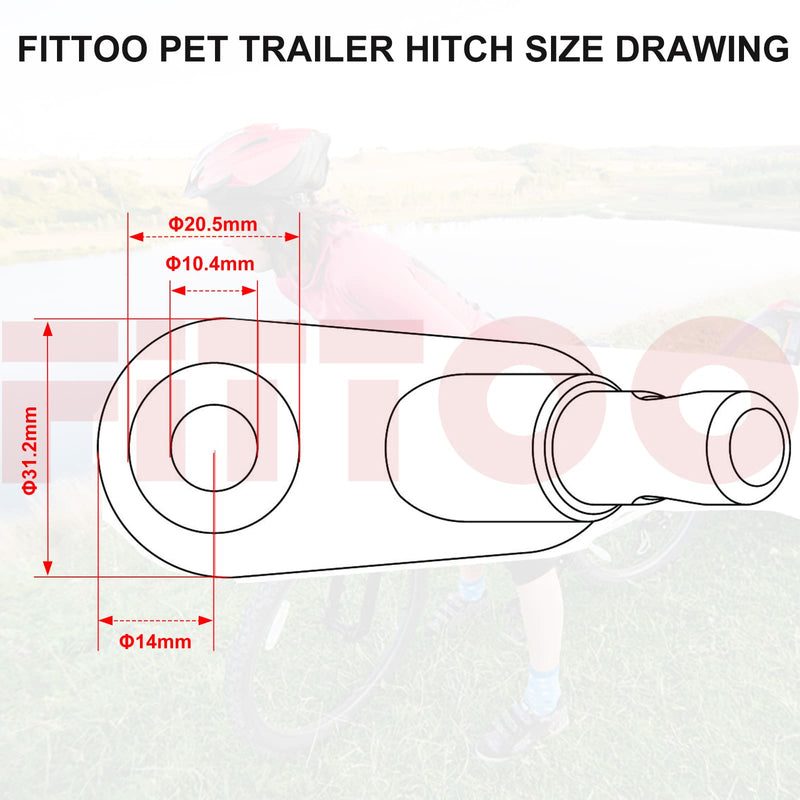 Load image into Gallery viewer, Large Pet Bike Trailer
