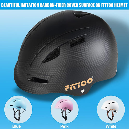 FITTOO Bike Helmet Kids for Boys & Girls, Bicycle Helmet Child Lightweight Adjustable for Skating Cycling Scooter Skateboarding etc.
