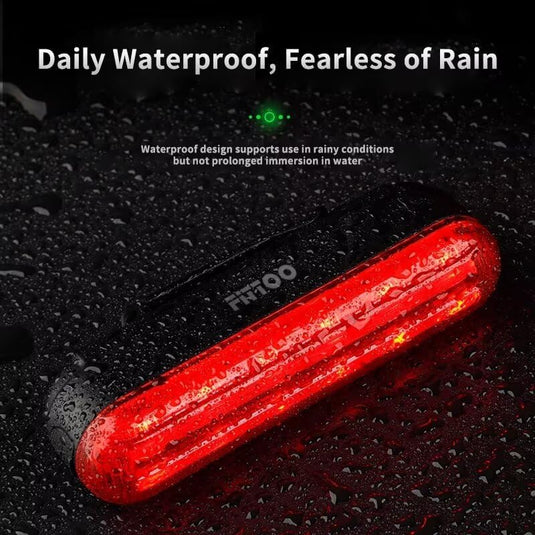 FITTOO Bike Light Set, USB Rechargeable Front & Tail Lights, Waterproof, Safety