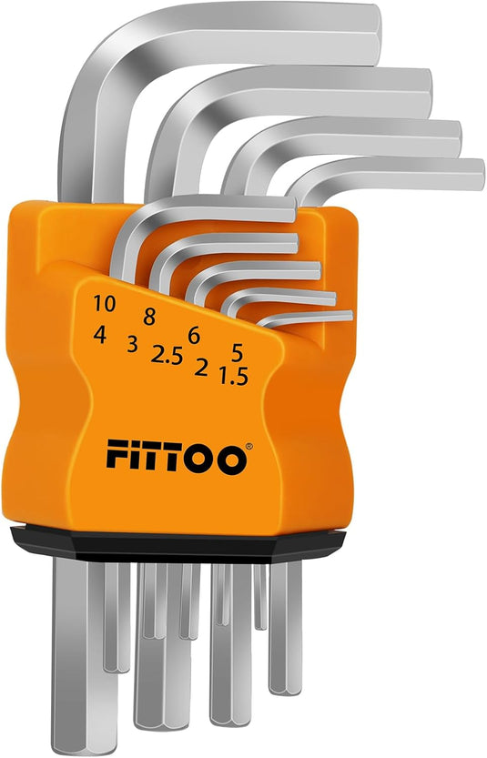 FITTOO Bike Allen Key Tool Kit 1.5mm, 2mm, 2.5mm, 3mm, 4mm, 5mm, 6mm, 8mm, 10mm