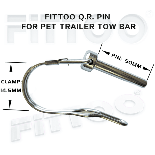 FITTOO Q.R. Pin for Pet Trailer Tow Bar_1600px