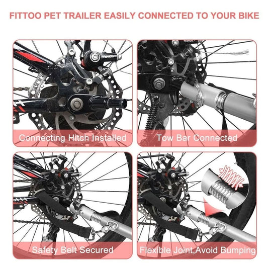 Large Pet Bike Trailer