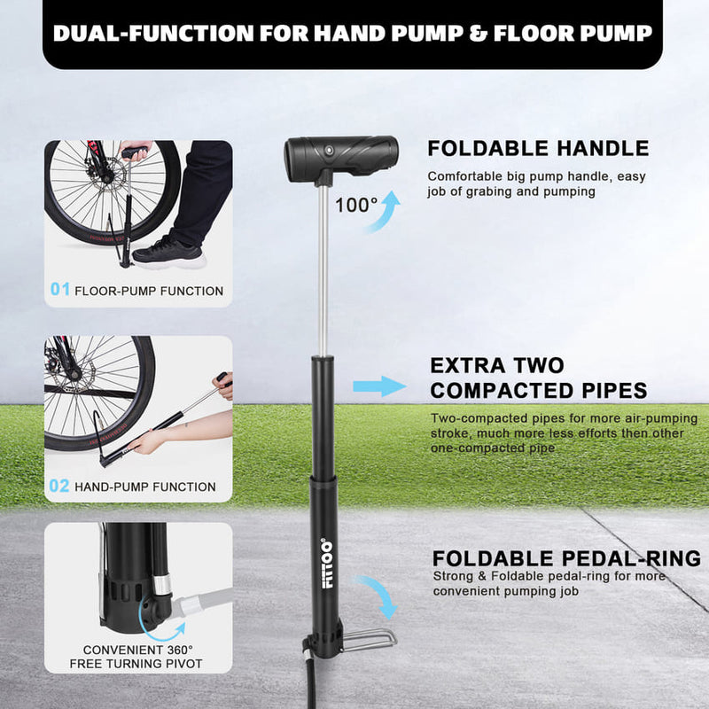 Load image into Gallery viewer, Aluminum Bike Pump
