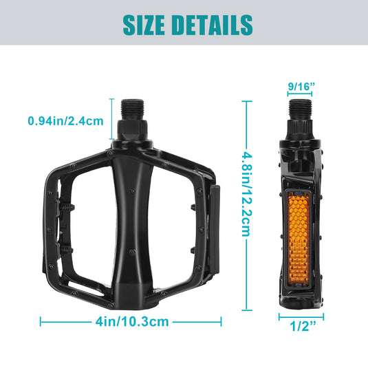 bicycle pedal sizes Mountain Bike Pedal – FittooBicycle